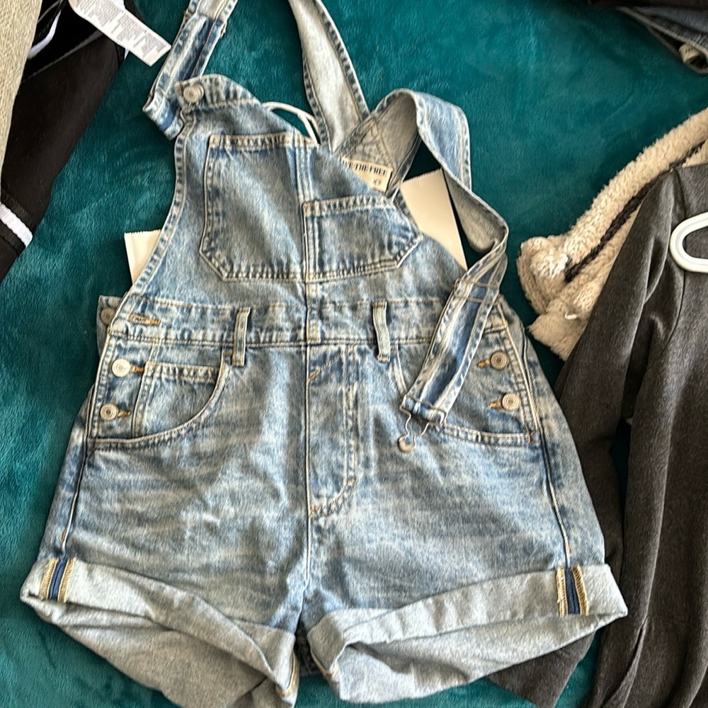We the free overall shorts